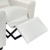 Marisa - Leather Kids Recliner Chair With Cupholder - White - Image 3