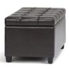 Sienna - Storage Ottoman Bench - Tanners Brown - Image 4