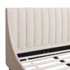 Aspen - King Vertical Tufted Headboard Platform Bed Set - Light Beige - Image 6