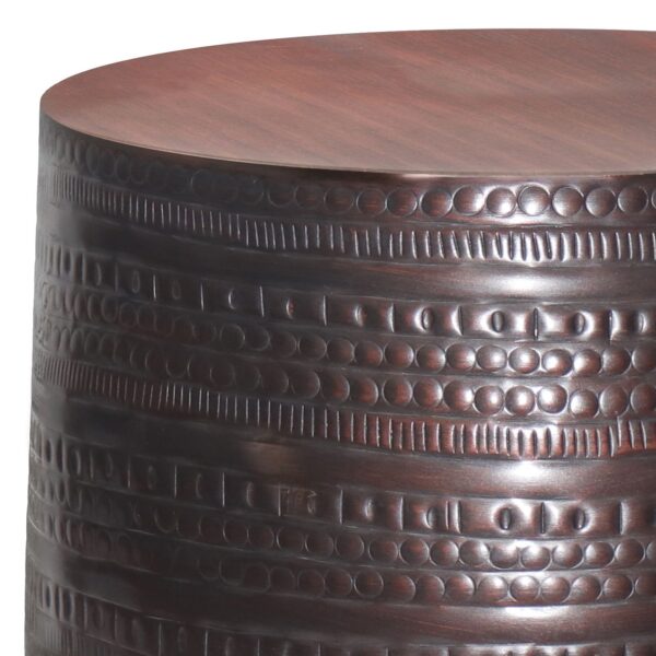 Johnsen - Large Metal Accent Table - Oil Rubbed Bronze