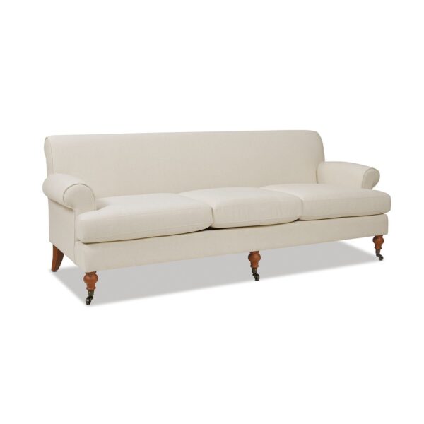 Alana Lawson - Three Cushion Tightback Sofa - Light Beige