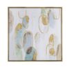 Modern Oil Painting, Square Framed Wall Art For Living Room Dining Room - Multicolor - Image 2