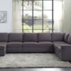 Tifton - Modular Sectional Sofa With Reversible Chaise - Dark Gray - Image 4