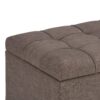 Sienna - Storage Ottoman Bench - Fawn Brown - Image 7