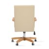 Dumont - Modern Farmhouse High Back Executive Home Office Chair - Neutral Cream Beige / Natural - Image 2