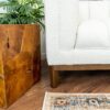 Melissa - Mid-Century Modern Sofa - Brown / White - Image 10