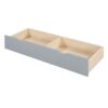 Twin Size House Bed With Sofa, Kids Platform Bed With 2 Drawers And Storage Shelf - Gray - Image 12