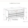 Clarkson - TV Stand - Rustic Natural Aged Brown - Image 11
