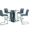 Royce - Square Bar Table - White / Gray - Image 3