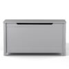 Kids Wooden Toy Box Storage With Safety Hinged Lid For Ages 2+ - Gray - Image 20