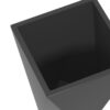 Outsunny - 18", 15.25", 11.75" Tall Planters (Set of 3), Indoor Outdoor Planters With Drainage Holes, Stackable Flower Pots For Garden, Patio, Balcony, Front Door - Gray - Image 8