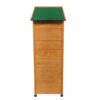 Wooden Shed Natural For Backyard Garden Big Spire Tool Storage - Natural - Image 8
