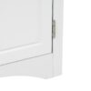 Triangle Bathroom Storage Cabinet With Adjustable Shelves, Freestanding Floor Cabinet For Home Kitchen - White - Image 25