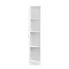 Freestanding Cabinet With Inadjustable Shelves And Two Doors For Kitchen, Dining Room - White - Image 11