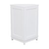 Bathroom Cabinet Triangle Corner Storage Cabinet With Adjustable Shelf Modern Style - White - Image 23