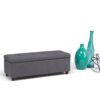 Castleford - Storage Ottoman - Slate Gray - Image 9