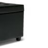 Cosmopolitan - Storage Ottoman - Midnight Black - Image 4