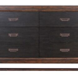 Branson - 6 Drawer Dresser, Two Tone - Brown