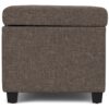 Avalon - Extra Large Storage Ottoman Bench - Fawn Brown - Image 5