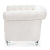 1 Seater Sofa For Living Room - White - Image 6