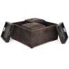 Avalon - Square Coffee Table Storage Ottoman - Distressed Brown - Image 3