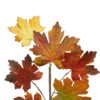 Paper Maple Leaf Spray, Botanicals Decor For Harvest Festival Fall Festival & Thanksgiving Table Decorations (Set of 6) - Orange - Image 10