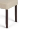 Acadian - Parson Dining Chair (Set of 2) - Satin Cream - Image 7