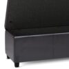 Avalon - Extra Large Storage Ottoman Bench - Tanners Brown - Image 4