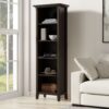 Amherst - 5 Shelf Bookcase - Brown - Image 12