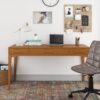 Harper - Desk - Light Golden Brown - Image 6