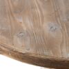 Antique Round Wood Table - Antique White / Gray - Image 8