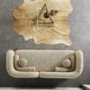 Donna - Japandi Style Boucle Sofa - Cream / Ivory - Image 5