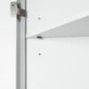 Triangle Bathroom Storage Cabinet With Adjustable Shelves, Freestanding Floor Cabinet For Home Kitchen - White - Image 21
