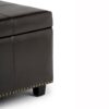 Kingsley - Large Storage Ottoman - Coffee Brown - Image 5