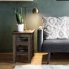 Acadian - Narrow Side Table - Farmhouse Brown - Image 4