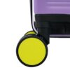 Hardshell Luggage Sets 3 Pieces Contrast Color Suitcase With Spinner Wheels And Tsa Lock 20" 24" 28" Available - Purple - Image 10