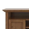 Amherst - TV Media Stand - Medium Saddle Brown - Image 3
