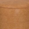 Brody - Round Pouf - Distressed Brown - Image 3