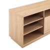 Classic 2 Door Storage TV Stand For TVs Up To 75" - Coastal Oak - Image 3