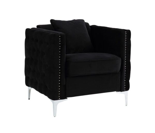 Bayberry - Chair With 1 Pillow - Black