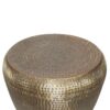 Preston - Metal Side Table - Antique Gold - Image 4