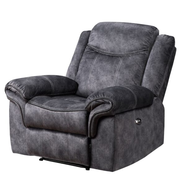 Jimny - Domino Power Recliner - Granite
