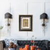 Lucian - Framed Antiqued Sculpture Print (Set of 2) - Multicolor - Image 4