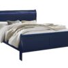 Charlston - King Bed With LED - Blue - Image 2