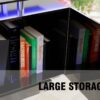Large TV Cabinet With Fireplace Can Heating Change Color 9 Models 8 Levels Have LED Light - Black - Image 8