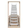 Household Aluminum Attic Ladder 25" x 54", 375 Lbs Capacity, 7'8" -10'3" Ceiling Height - Gray - Image 6