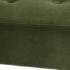 Jared - Roll Arm Tufted Bench Settee - Olive Green - Image 9
