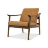 Brandon - Antique Leather Lounge Chair - Brown / Tan - Image 2