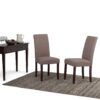 Acadian - Parson Dining Chair (Set of 2) - Light Mocha - Image 10