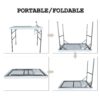 Outdoor Fish And Game Cutting Cleaning Table With Sink And Faucet - Off White - Image 3